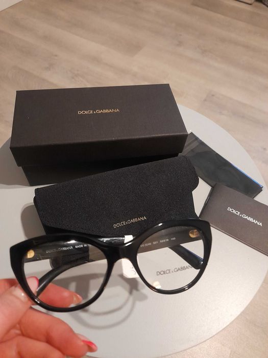 Okulary korekcyjne oprawy DG dolce gabbana nowe z metką 3246 53czarne