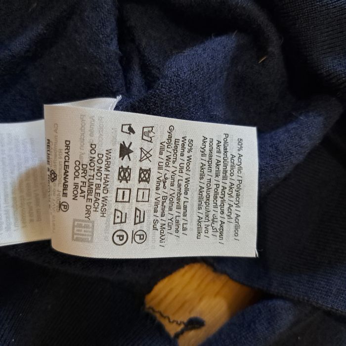 Sweter, bluzka, wełna, Selected, M granatowa