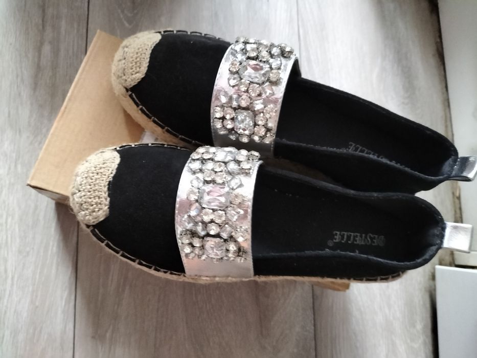 Espadryle nowe 38 wkładka standard