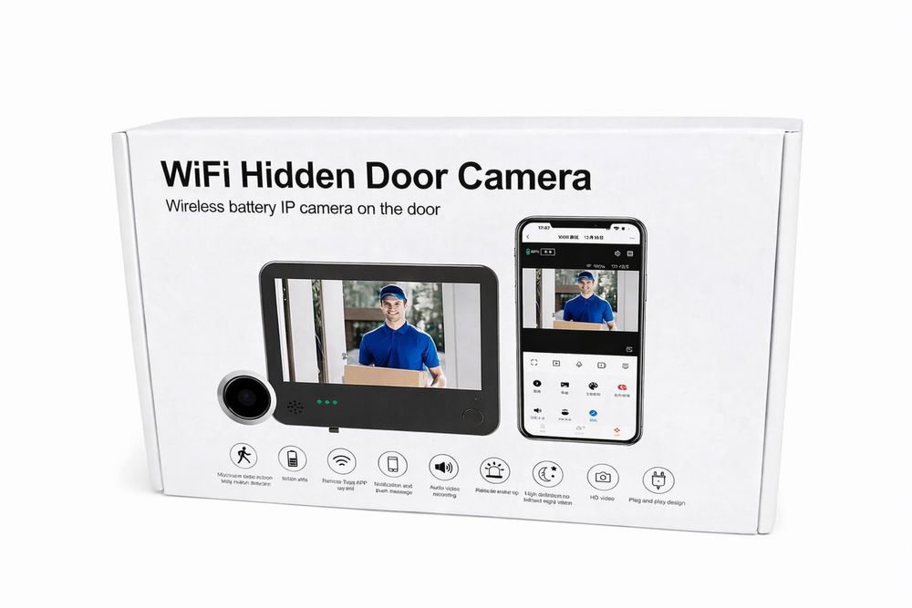 Wi-FI Відео глазок дверний, відео вічко Tuya