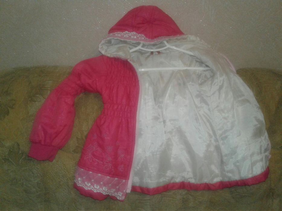 Куртка деми на девочку р. 104-116 см