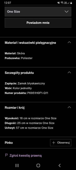 Torebka PINKO oryginał, nowa