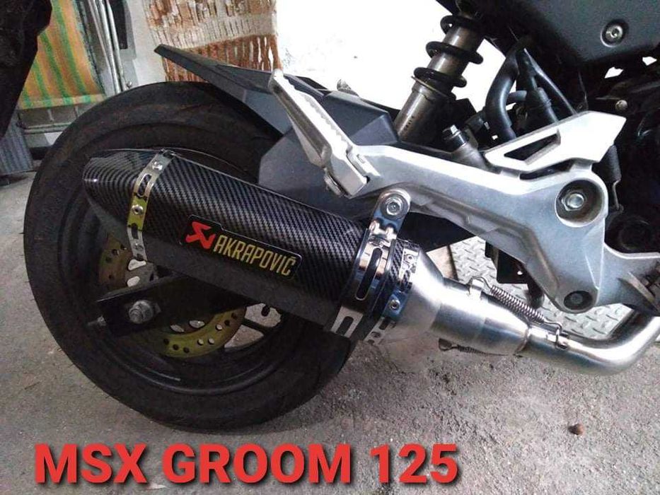 Linha escape Honda msx groom 125