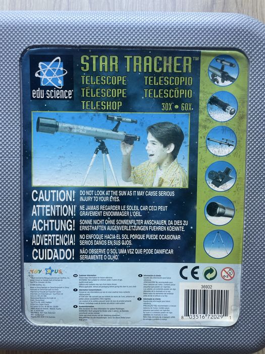 Excelente Telescópio Edu-Science Star Tracker 30x / 60x