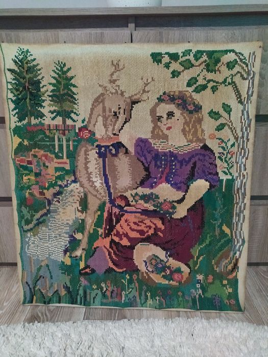 Картина вышиванка,ручная работа