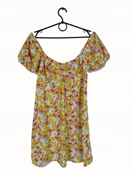 Tunika w kwiaty Stradivarius L 40 luźna