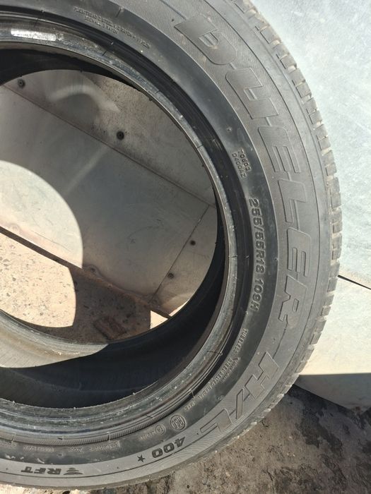 Шини- BRIGESTONE DUELER RNF255/55 R18 -две шини по 750гр/шт.