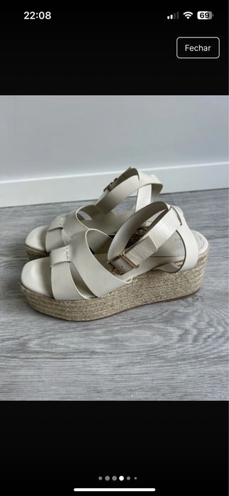 Sandalias Zara, tamanho 37