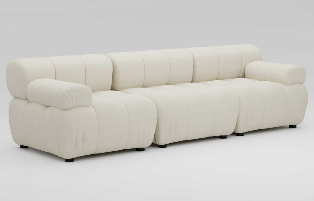 Nowoczesna sofa modułowa "CLOUDY" beżowa 3osobowa!