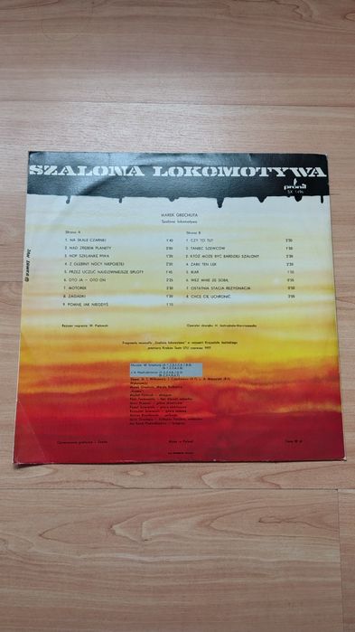 Szalona lokomotywa print sx 1496 winyl