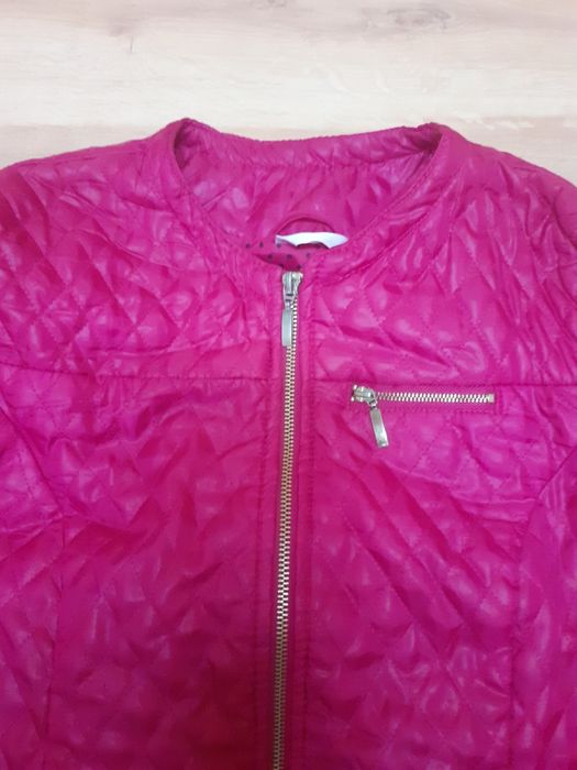 Różowa kurtka Pikowana roz S