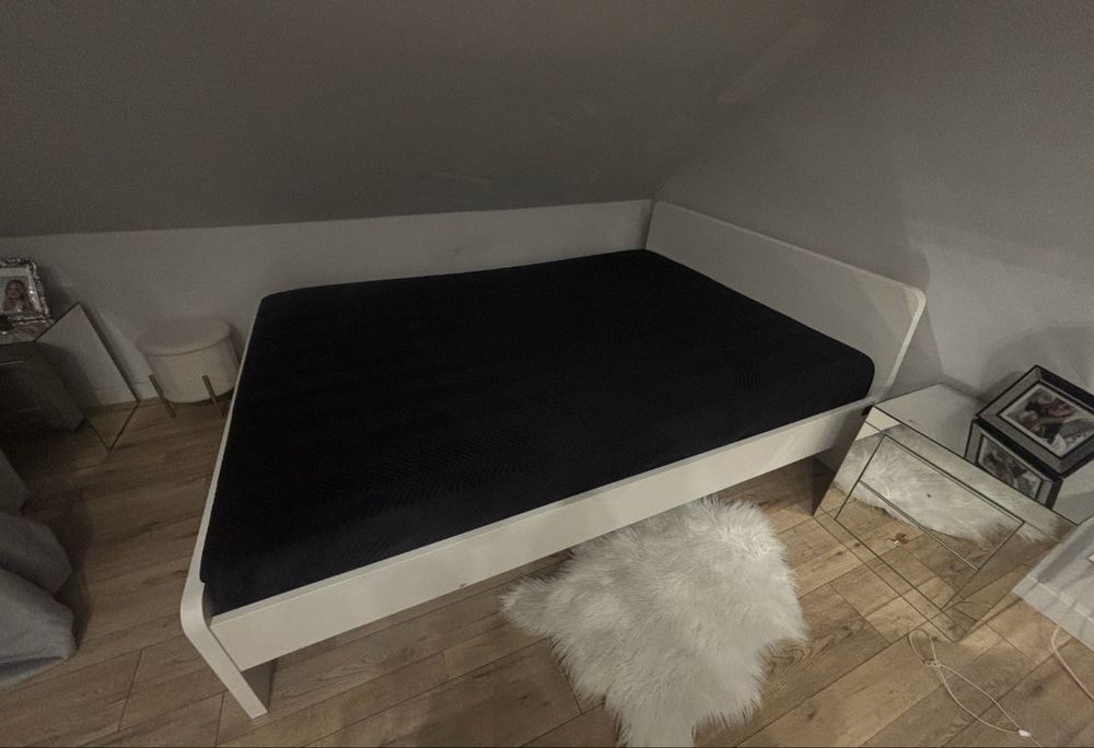 Lozko ikea biale