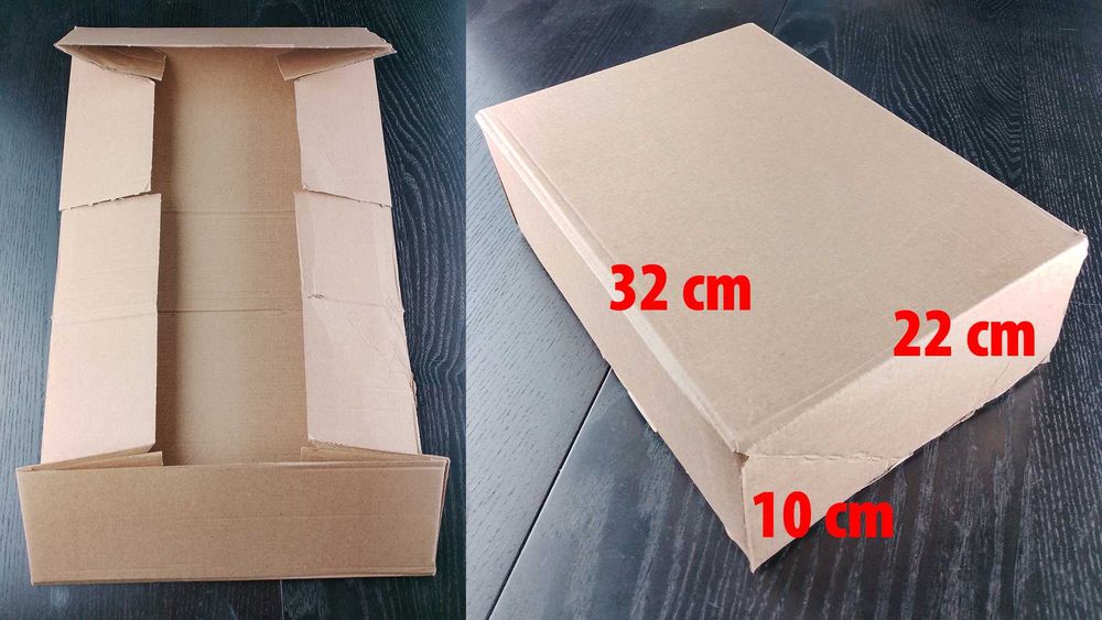 Pudełka tekturowe A4 32x22x10cm Pudełka kartonowe