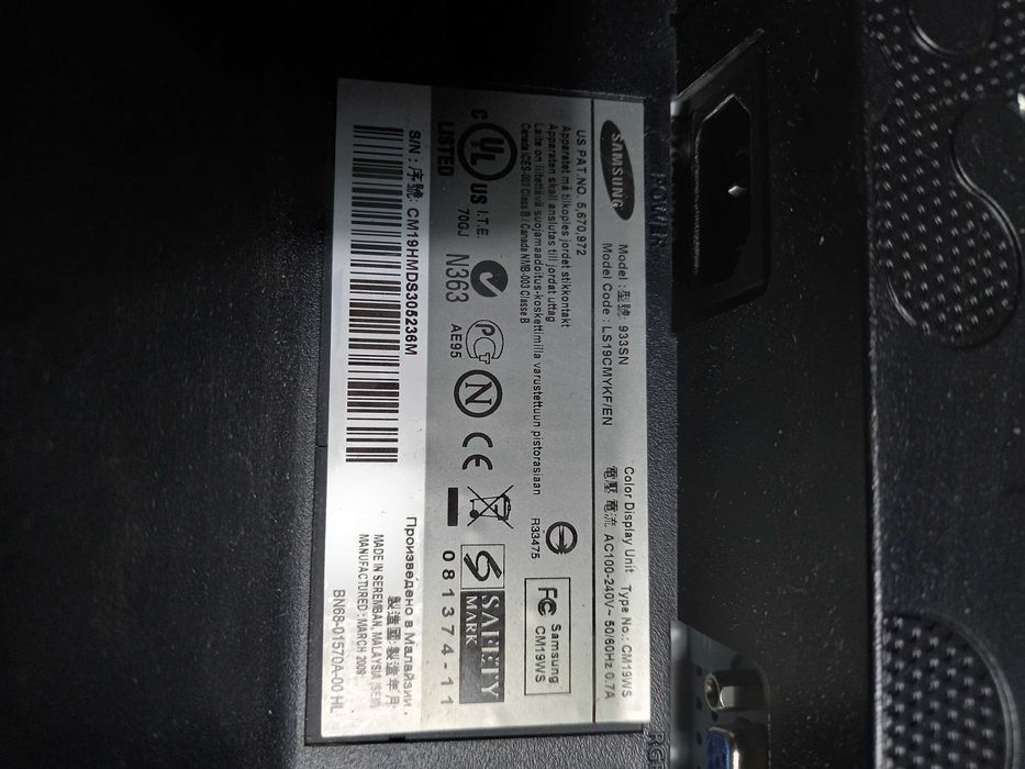 Monitor Samsung 22cale