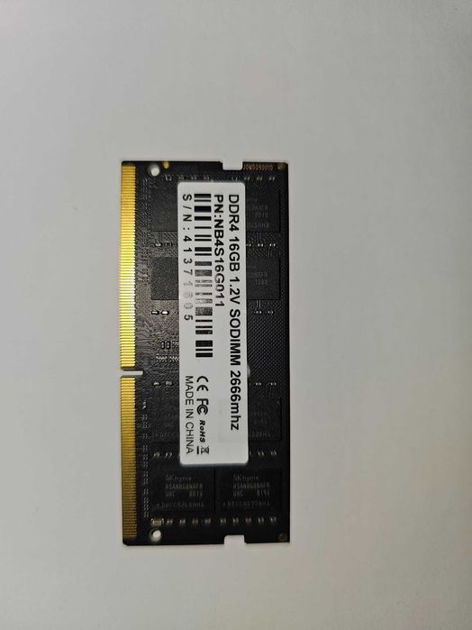 Memória RAM SODIMM 16Gb DDR4 Solid para portátil