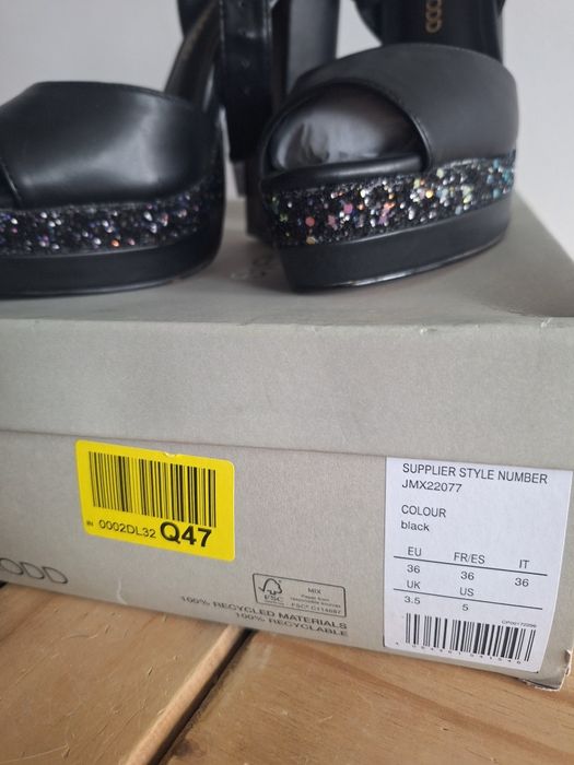 Damskie buty sandały na obcasie Even&Odd r.36 EV3S