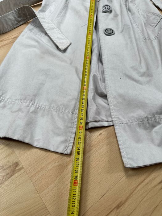 Trencz płaszcz jasny przejściowy szary srebrny
beżowy Bolero