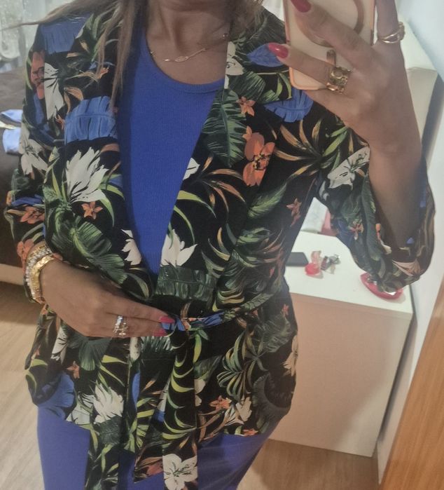 Blaser estampado novo L