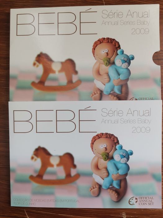Moedas em carteira BNC Bebé 2009 - Portugal