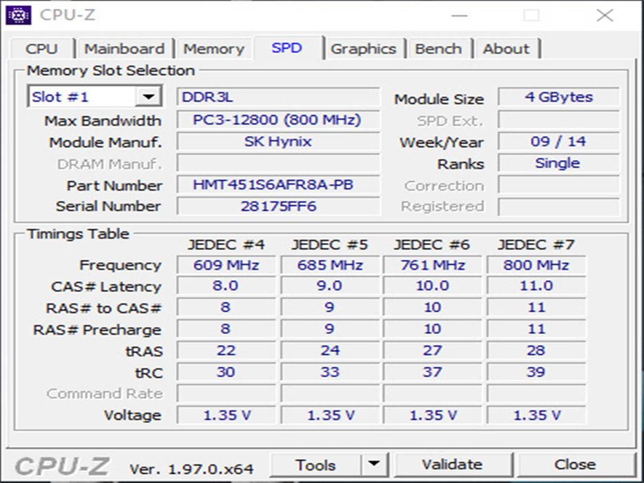 DDR3 8GB HyniX 12800 L