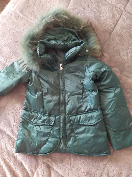 Пуховик для дівчинки 122-128