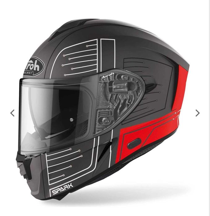 Kask Airoh Spark z blendą, rozmiar L 59–60 cm, mało używany