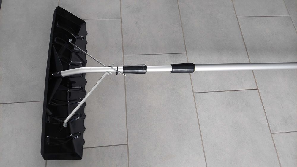 Teleskopowy zgarniacz dachowy, fotow. łopata do śniegu dł-6m + GRATIS!