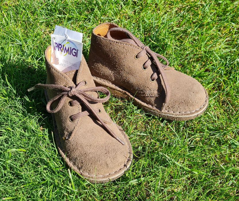 PRIMIGI 25 wiosenne SKÓRZANE botki buty adidasy chłopiec dziewczynka