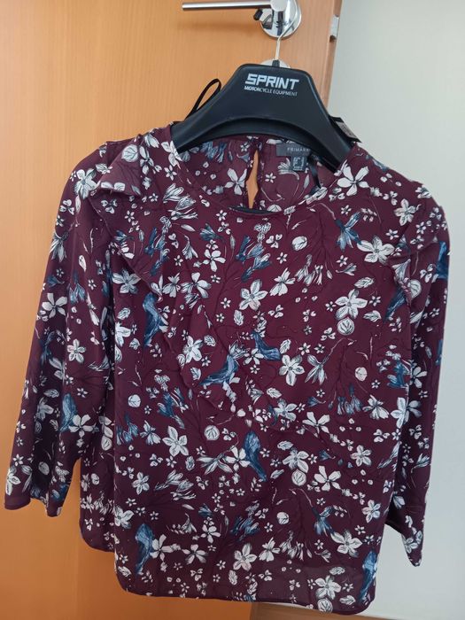 BLUSA estampada com folho