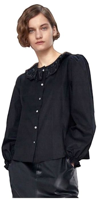 Zara koszula z kołnierzykiem xs 34