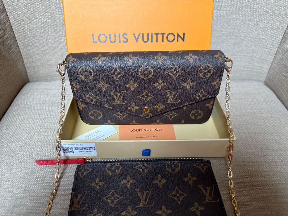 Torebka Louis Vuitton LV brązowa ZESTAW