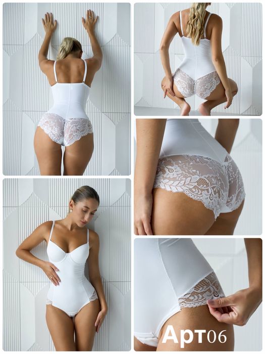 Коригуюче боді з чашками / утягуючий комбідрес боди утягивающий