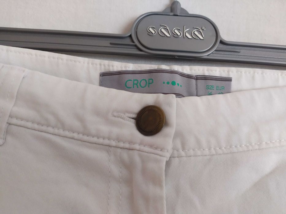 spodenki białe 7/8
