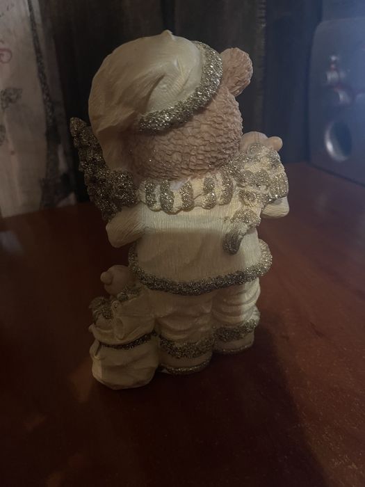 Новорічний медведик керамічний