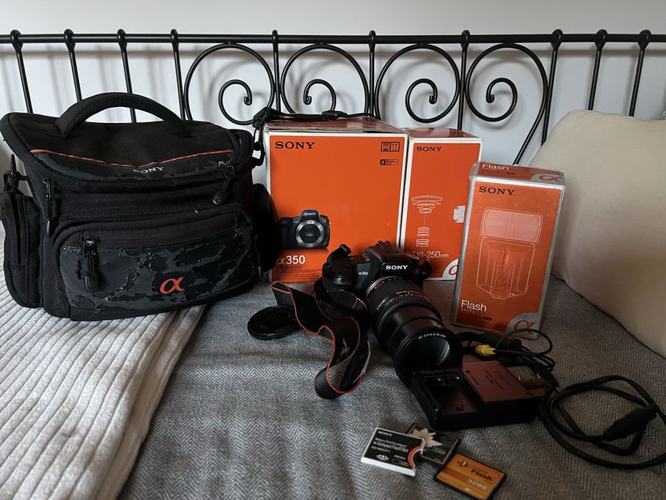 Sony a350 DSRL - lente 18/250