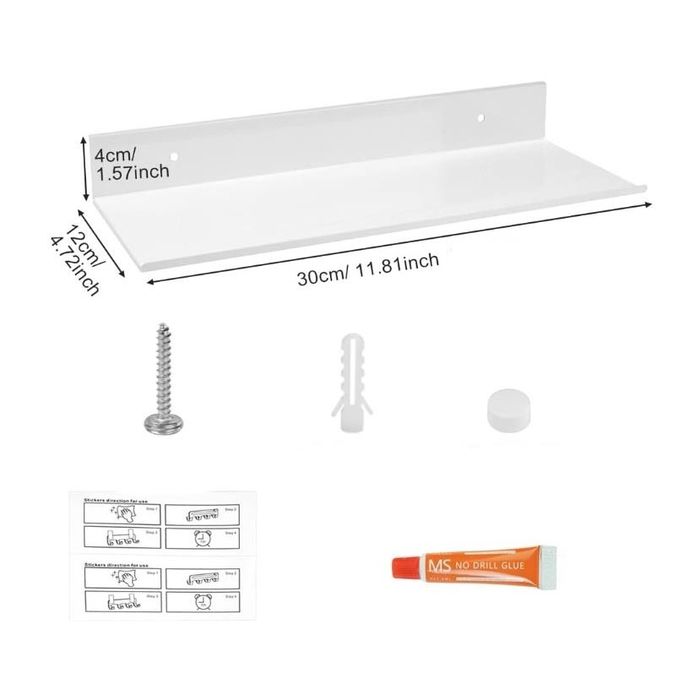 Półka Ścienna Schyida 30Cm 2 Szt.