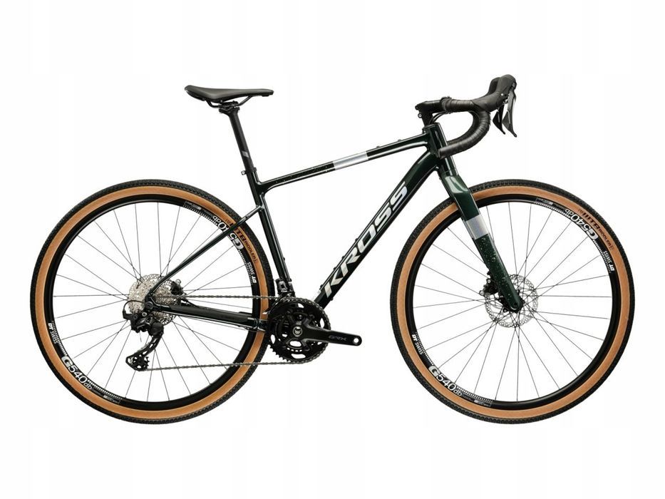 GRAVEL KROSS ESKER 6.0 Ultra 2026 Rama S 18" Shimano GRX 2x12 PERŁOWY