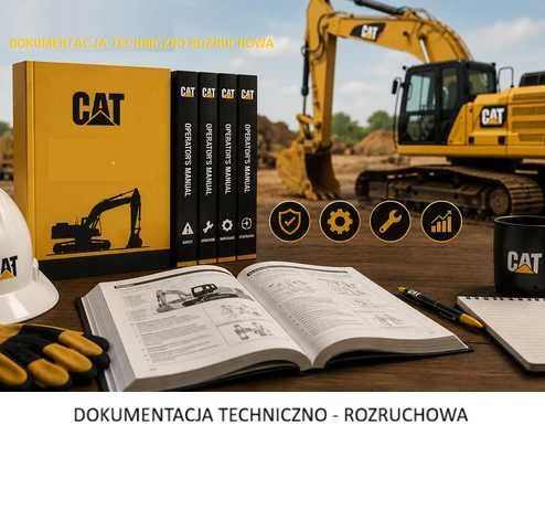 DTR Instrukcja obsługi, katalog, UDT - Caterpillar CAT 432F 434F 444F
