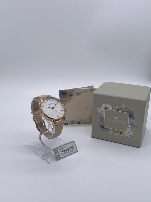 Oryginalny zegarek damski Olivia Burton OB16BDW21 złoty Różowy pasek