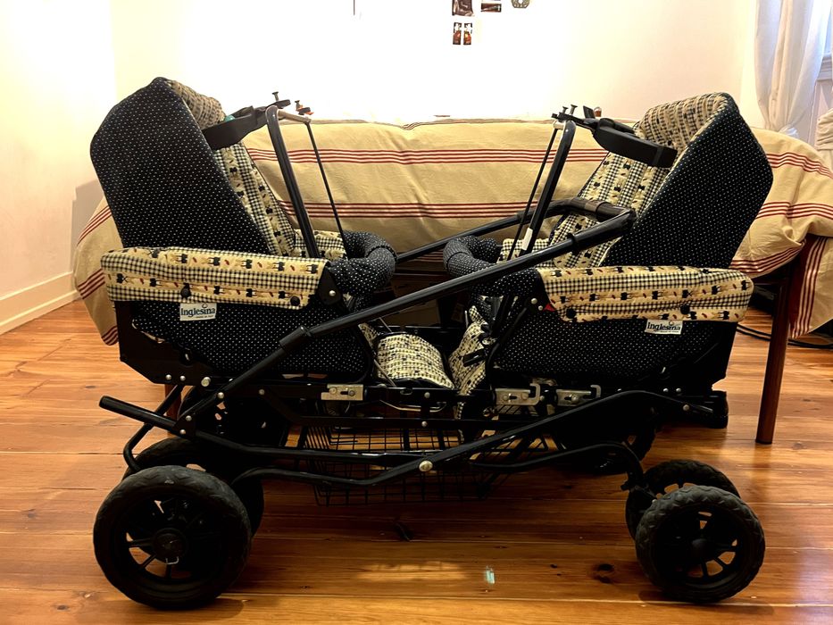 Carrinho bebé gémeos Vintage