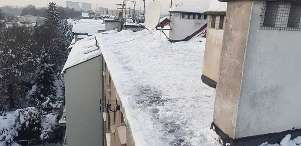 odśnieżanie dachów usuwanie sopli kraków