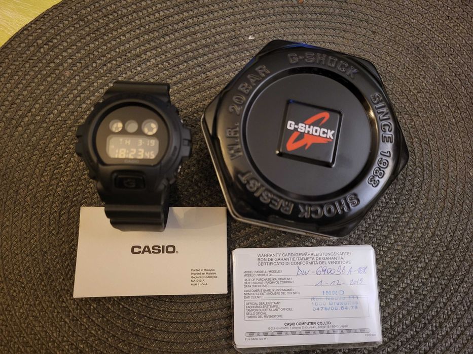 Zegarek Casio G-SHOCK DW-6900BBA