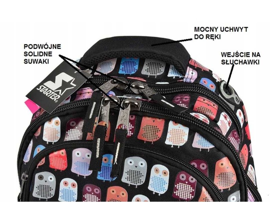 plecak w sowy sarter