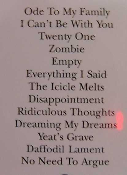 CD No Need to Argue - The Cranberries