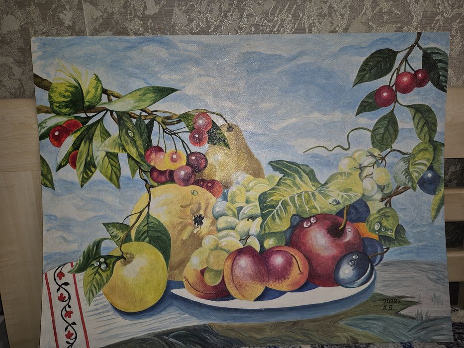 Картина маслом "Натюрморт"