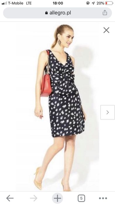Kate Spade oryginalna sukienka premium silk jedwab jedwabna
