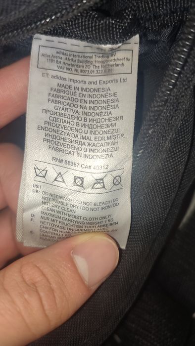 Bolsa de cintura adidas original
