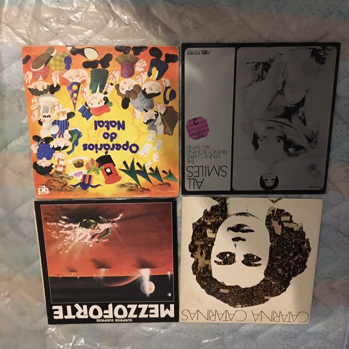 Discos de vinil raros.