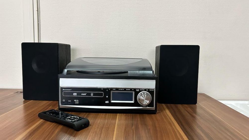 MOCNA WIEŻA GramofonCD MP3 Radio SD Digitizer