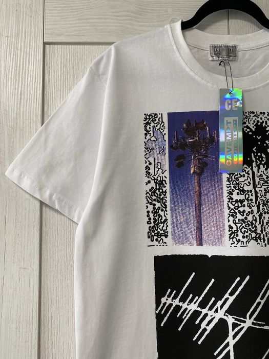 Футболка CAV EMPT чоловіча з принтом біла MADE IN JAPAN